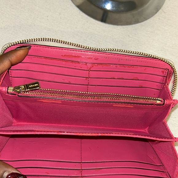 Coach Rose long zippy Wallet - Picture 10 of 15
